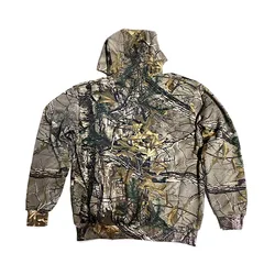Sudadera táctica camuflaje woodland – Algodón orgánico capa base aire libre