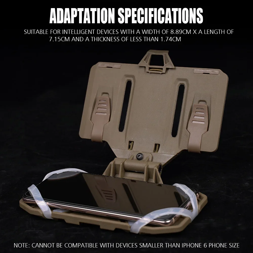 Funda MOLLE táctica – Para teléfono y mapas - imagen 3