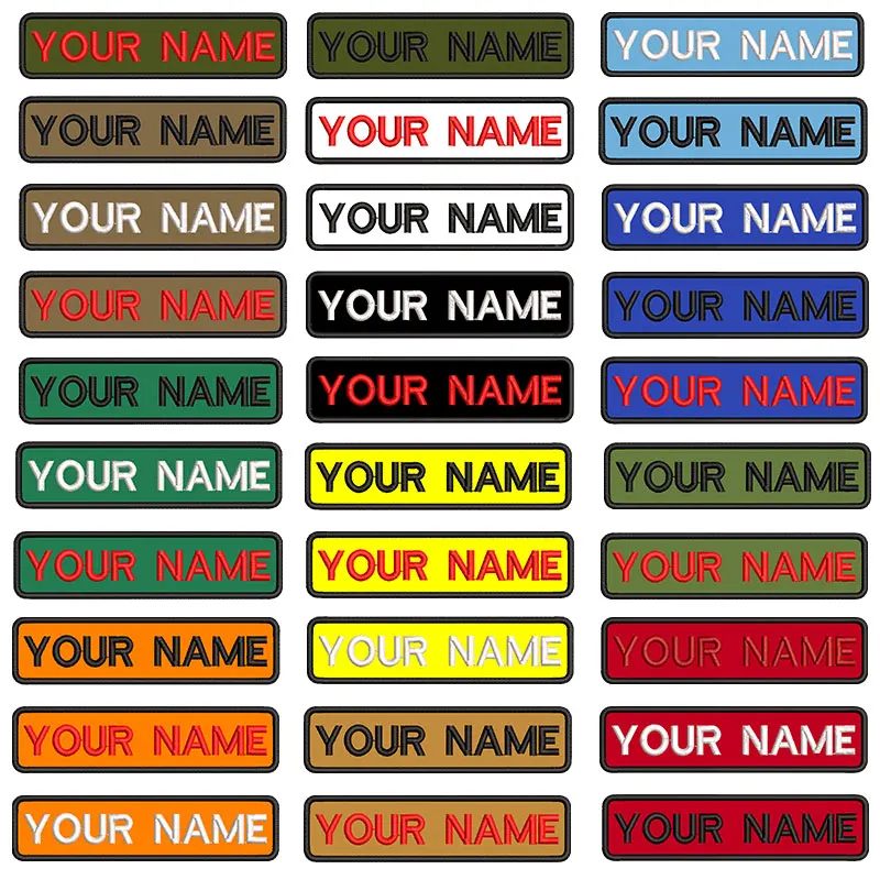 Parche bordado personalizado militar – Termoadhesivo y velcro - imagen 2