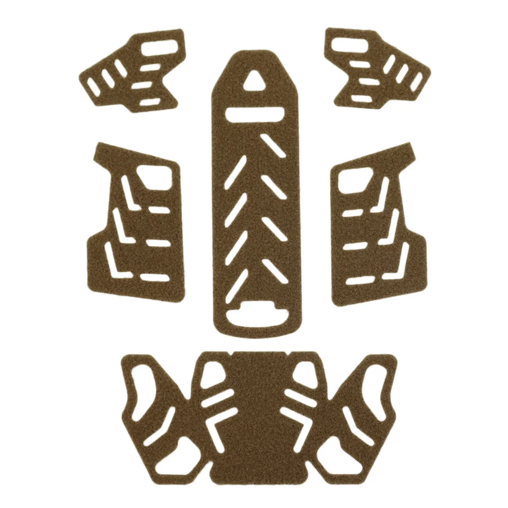 VULPO-pegatinas mágicas tácticas para casco, parches para casco, sujetador de bucle de gancho, accesorios adhesivos para casco, 6 unids/set - imagen 4