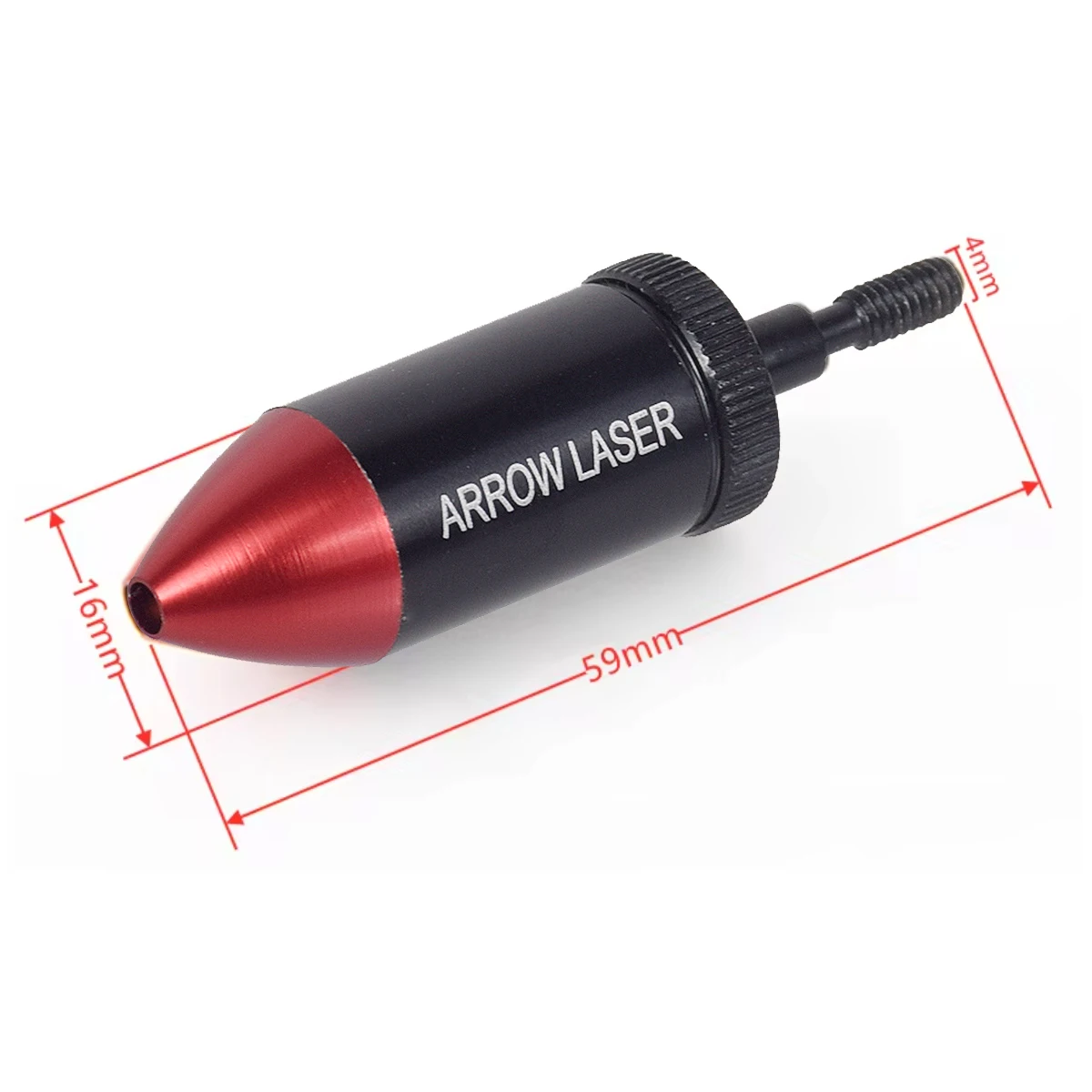 Mira láser de flecha táctica para arco y ballesta, mira láser roja, mira de arco para arco compuesto, Kit colimador láser de caza - imagen 4