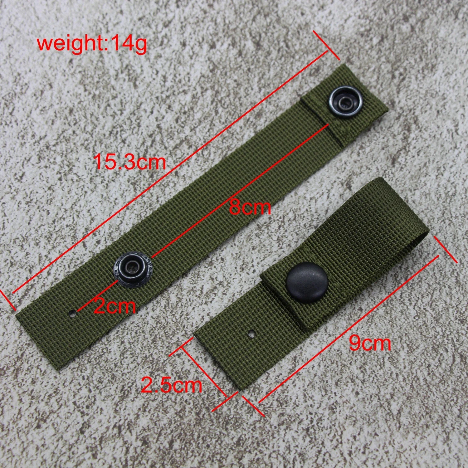 Correas de retención de gafas tácticas para casco MICH/ACH, accesorios para casco MOLE, correa de fijación, equipo de caza, 2 uds. - imagen 2