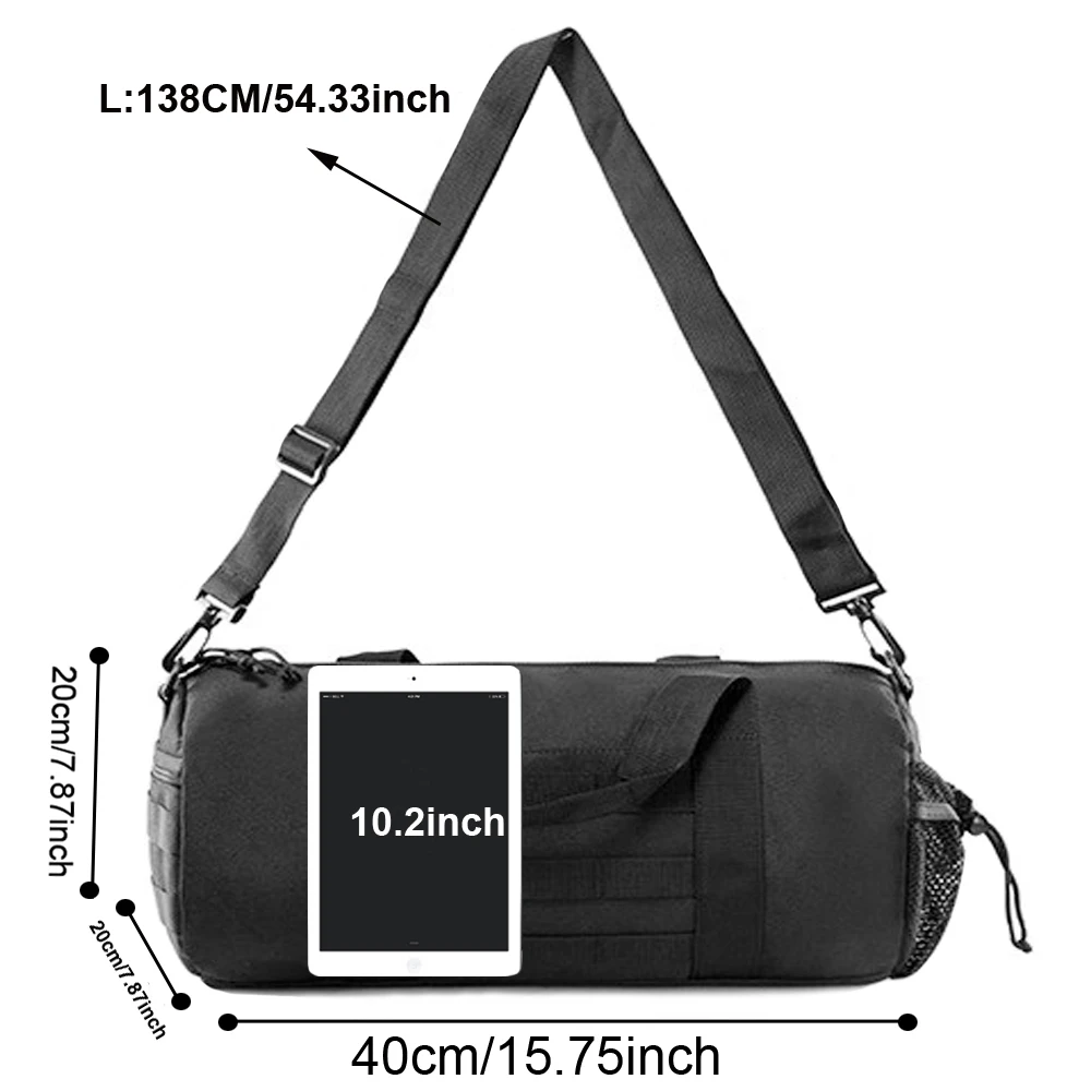 Bolsa de lona para deportes al aire libre, bolso de hombro informal para hombres, bolso de fitness, bolso de entrenamiento deportivo, bolso, accesorios para ropa deportiva y al aire libre - imagen 2