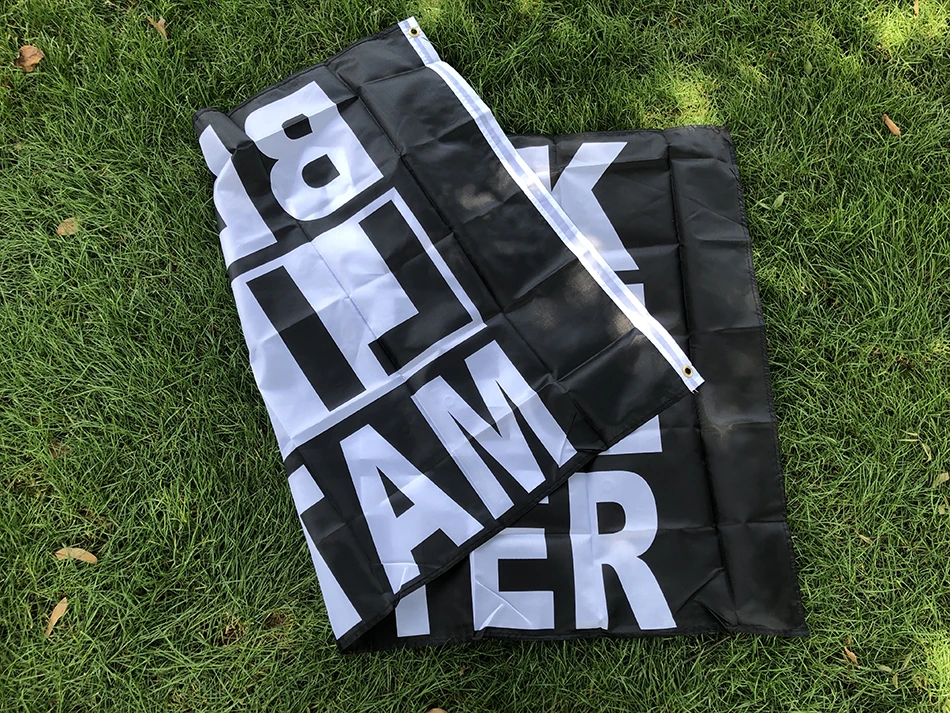 BANDERA DE SKY, envío gratis, bandera BLM, 90x150cm, bandera de EE. UU., bandera de Black Lives Matter, BLM Peace Protest, pancarta colgante de poliéster para exteriores - imagen 5