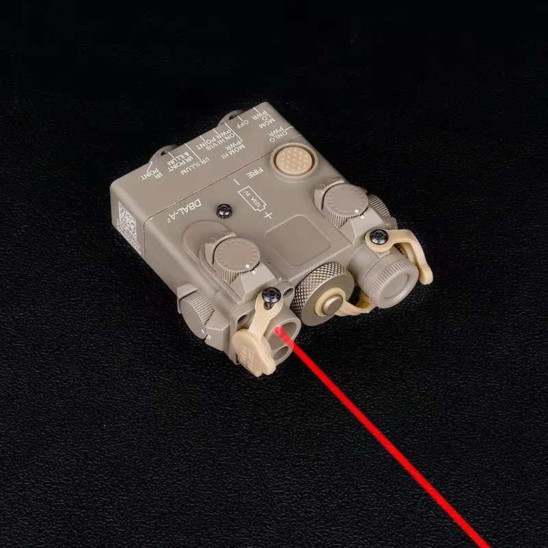 DBAL A2 punto rojo verde láser Surefir M300 M600 linterna interruptor de presión caza Airsoft luz para riel MLOK KEYMOD de 20mm - imagen 3