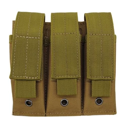 Bolsa Molle porta cargadores 9mm para Glock 17 y M9 soporte linterna