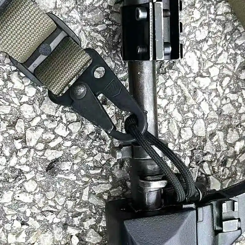 Hebilla de acero Olecranon Gancho táctico de rodamiento de alta resistencia de alto rendimiento de 1 pulgada - imagen 4