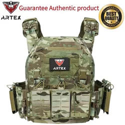 Chaleco táctico portaplacas ajustable para airsoft y caza
