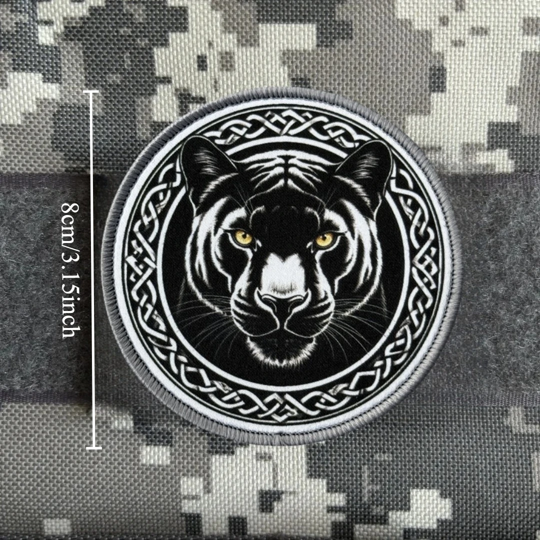 Parche táctico de guepardo, insignia de moral táctica, pegatina para mochila del ejército militar, parches de gancho y bucle impresos para ropa - imagen 2