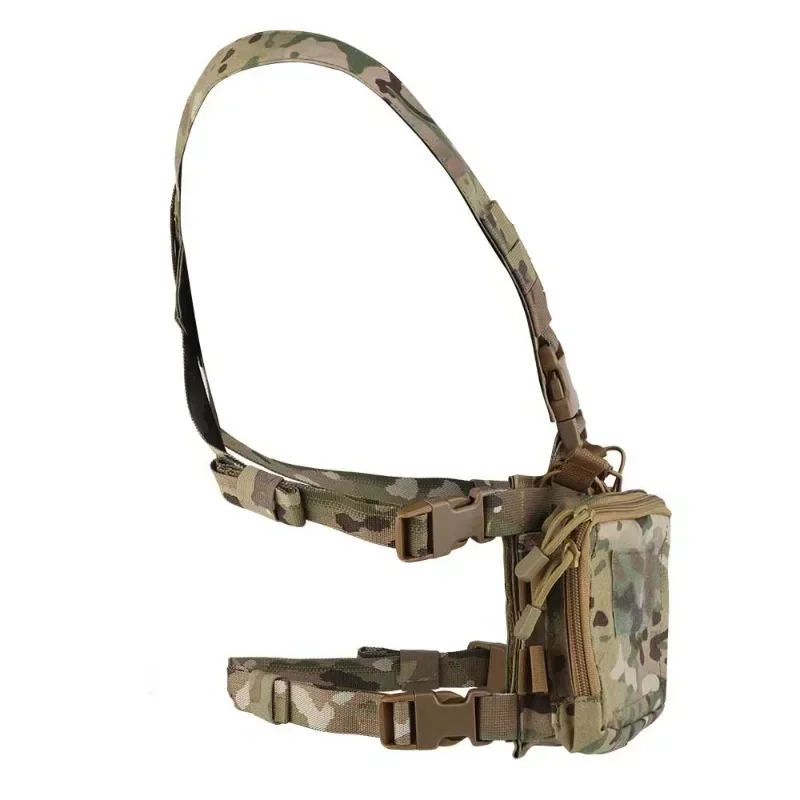 ERQYGRA caza táctica D3CRH aparejo de pecho Molle bolsa chaleco al aire libre CS juego protector ajustable Paintball accesorios equipo - imagen 3