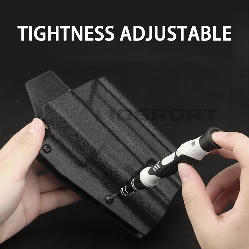 OWB Kydex-funda para pistola Sig Sauer P226, soporte para pistola, funda para muslo con pierna caída y funda para linterna X300, accesorio de caza - imagen 4