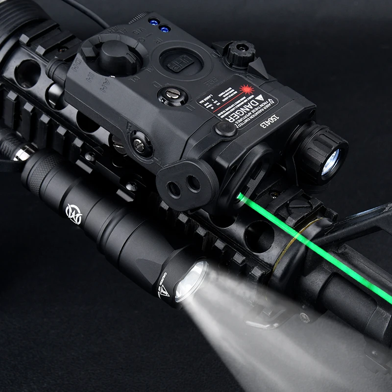 Linterna táctica PEQ 15 SF M300A M600C, equipo de pistola Airsoft, accesorios militares de alta potencia, punto rojo, láser verde y azul - imagen 5