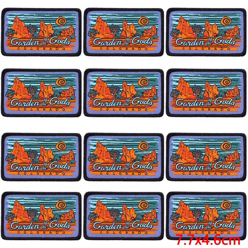 Parches autoadhesivos para ropa, parche adhesivo de bucle para coser en la ropa, uso al aire libre, 10 unidades por lote - imagen 2