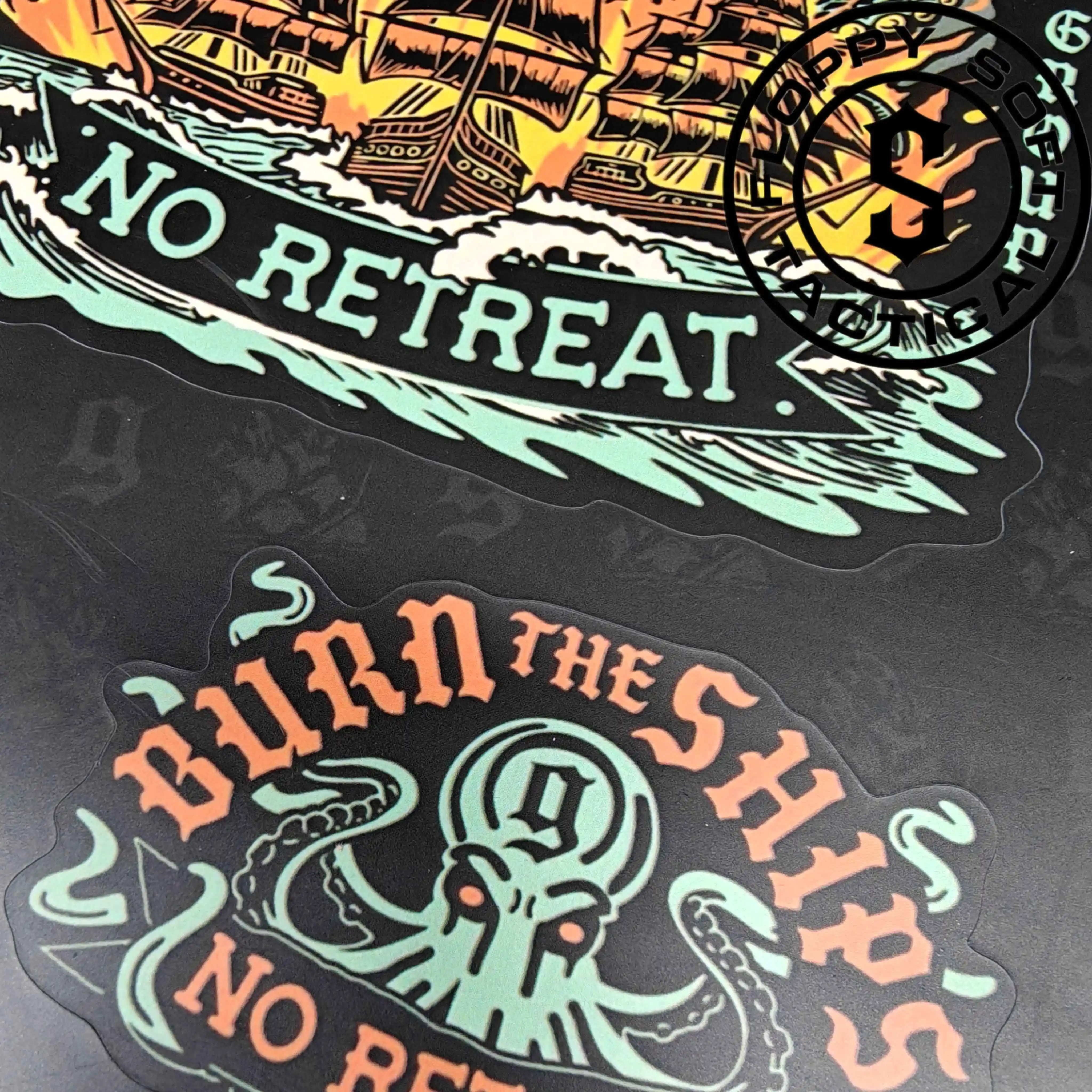 Pegatina del grupo GBRS "Burn the ships" - imagen 2