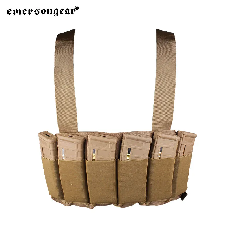 Chaleco portador táctico con múltiples bolsillos, plataforma de pecho SCAR-H de velocidad militar, EM2390, EM2390 - imagen 3