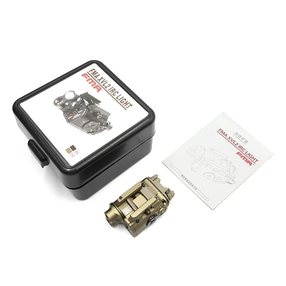 FMA-luz de arma táctica XVL2 IRC, linterna iluminadora IR con láser rojo e IR para iluminación táctica y de caza - imagen 5