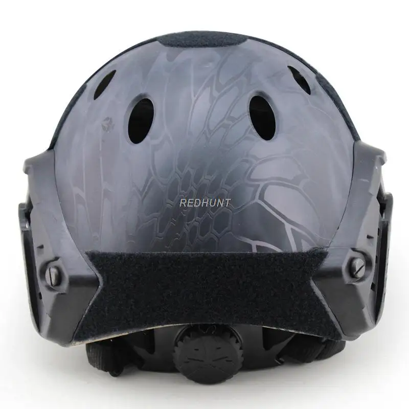 Casco táctico Airsoft, máscara con gafas, suministros para fanáticos del ejército para juegos de supervivencia CS, Cosplay de tiro - imagen 3