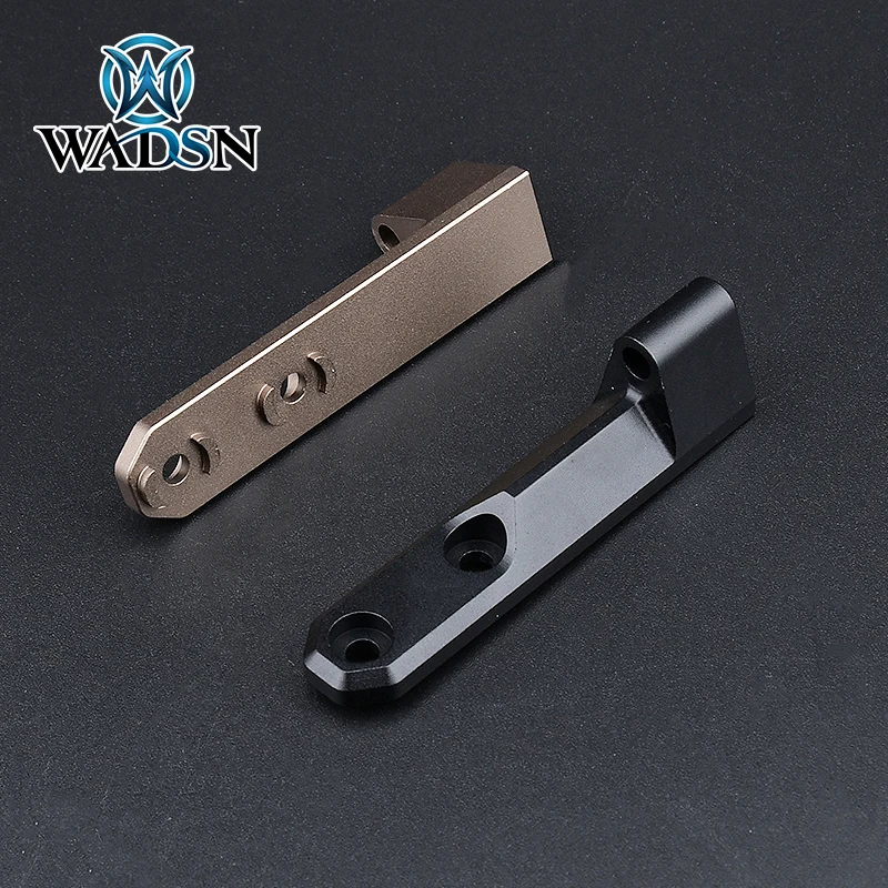 WADSN Luz de explorador en línea Pro Base de montaje Surefir M340 M640 linterna ajustable de aluminio M-LOK KEYMOD guía Airsoft plegado lateral - imagen 3