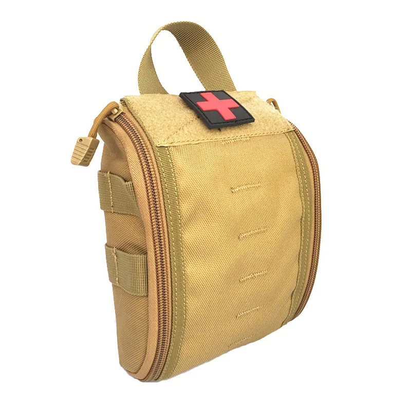 Bolsa médica táctica para exteriores, Kit de primeros auxilios, bolsa de emergencia para montañismo, Kit de supervivencia, funda de nailon para tiro - imagen 2