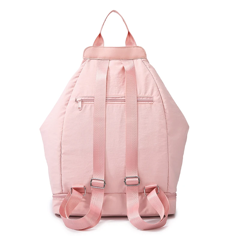 Mochila para gimnasio y natación, bolsa para deportes al aire libre en seco y húmedo, bolsa de viaje para senderismo, bolsillo para zapatos, bolsa grande para almacenamiento de equipaje de entrenamiento para estudiantes - imagen 5