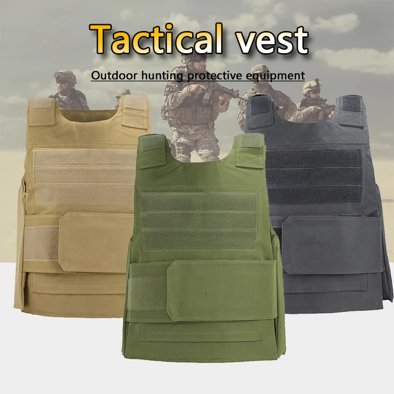 Chaleco táctico armadura multifuncional chaleco portador táctico CP Camo 800D chaleco táctico Airsoft chalecos de caza para escalar al aire libre - imagen 4