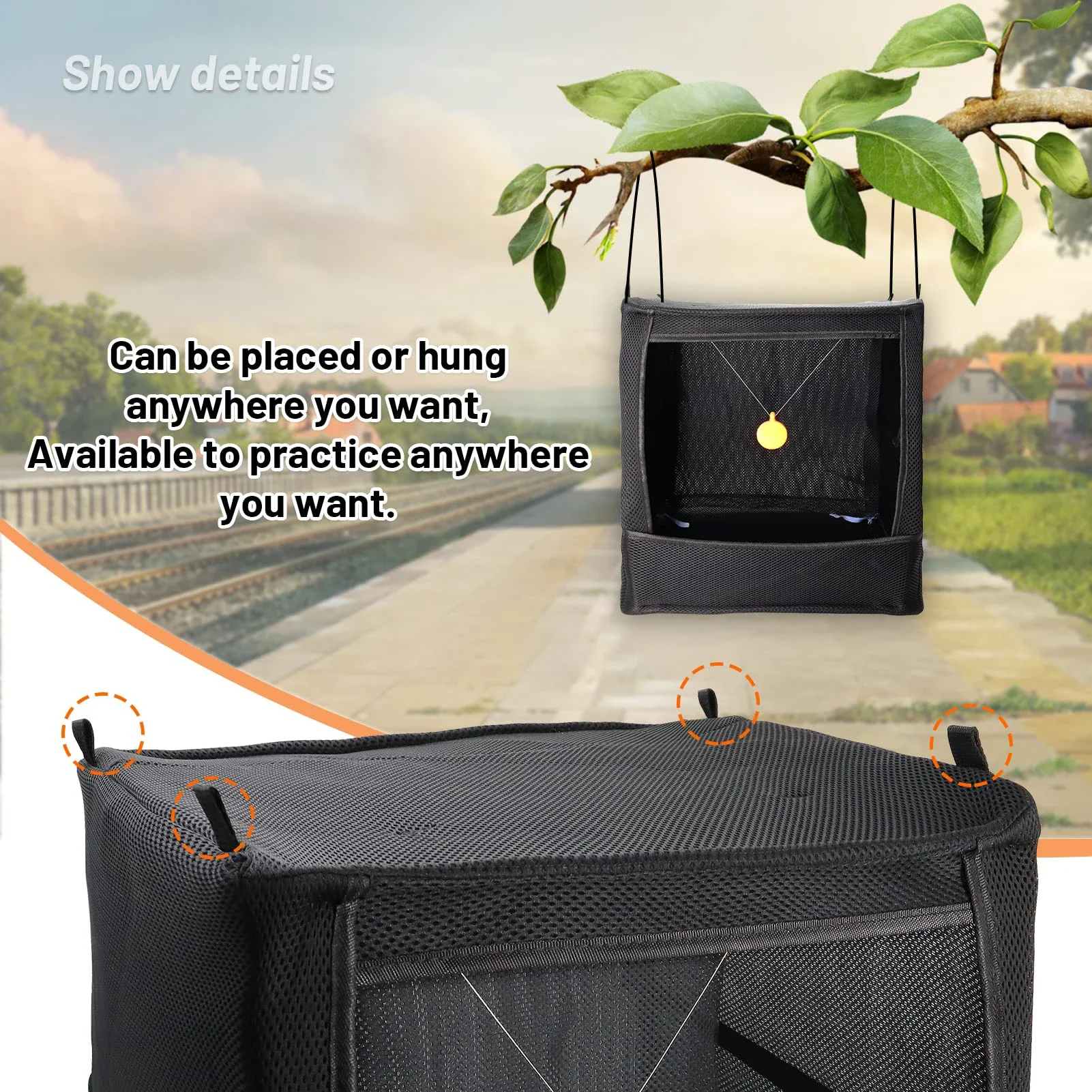 Caja de objetivo plegable camuflaje para tiro con arco y caza - imagen 2