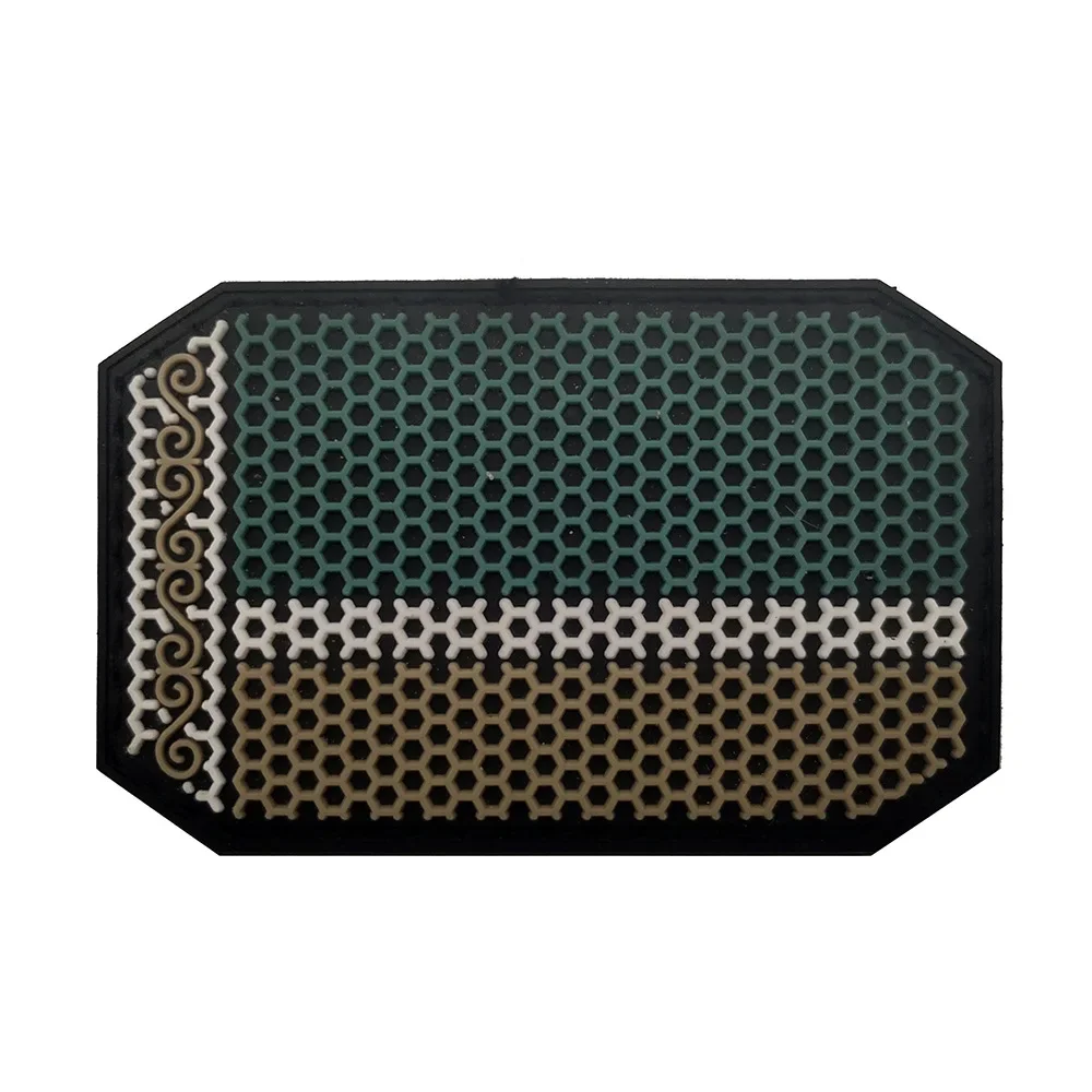 Insignia de moral Barbuda de PVC 3D, parche militar, gancho y bucle táctico de Rusia, Serbia, mochila al aire libre, sombrero, calcomanía de decoración de ropa - imagen 4