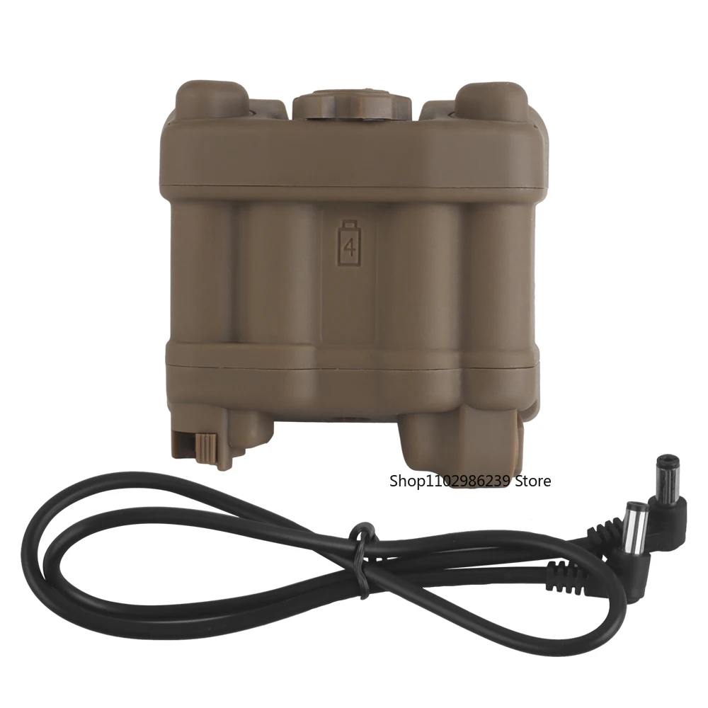 Caja de batería táctica NVG AN/PVS-31, modelo simulado, caza, tiro rápido, accesorios para casco Airsoft, accesorios decorativos sin función - imagen 2
