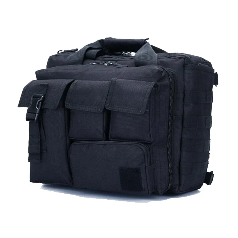 Bolsa táctica de nylon para portátil y mensajero escalada urbano