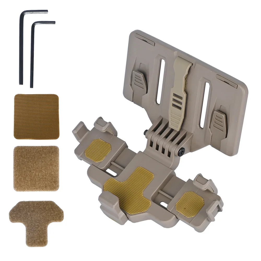 Tablero de navegación frontal MOLLE, navegador plegado Universal, soporte para dispositivos inteligentes, bolsa táctica de administrador, chaleco FCPC, accesorio de caza - imagen 2