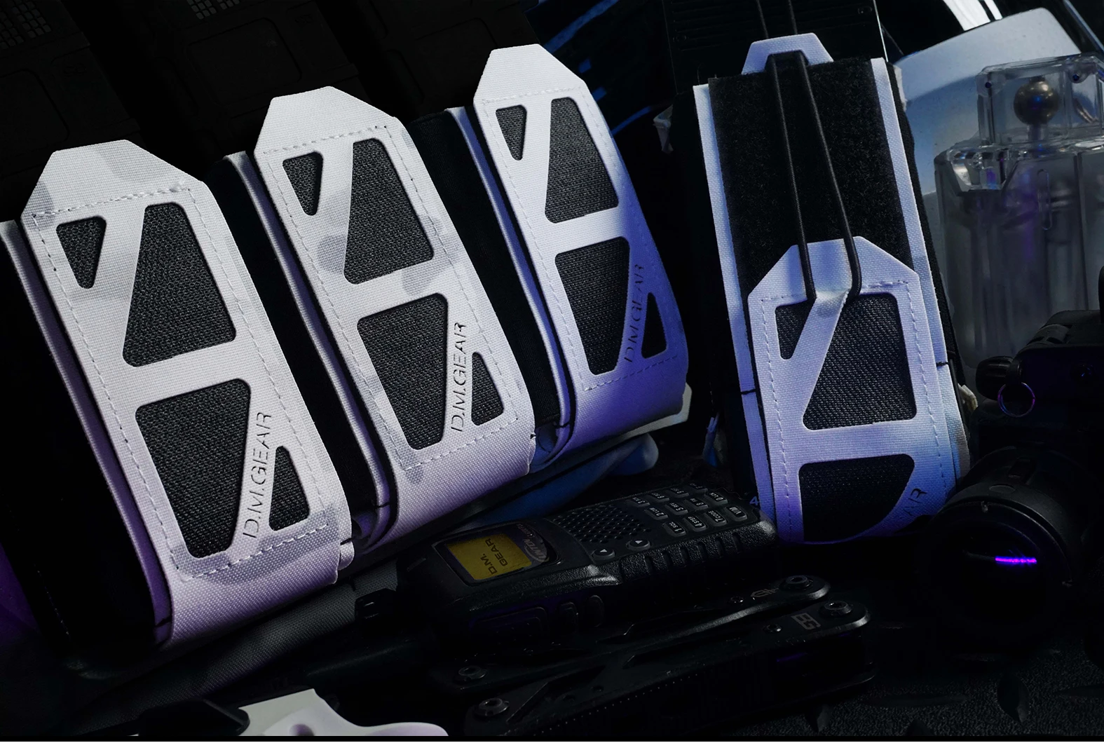 DMGear-bolsa Molle multiusos para walkie-talkie de hueso de acero, subbolsa multifuncional para hombres y mujeres, suministros para caza al aire libre - imagen 3