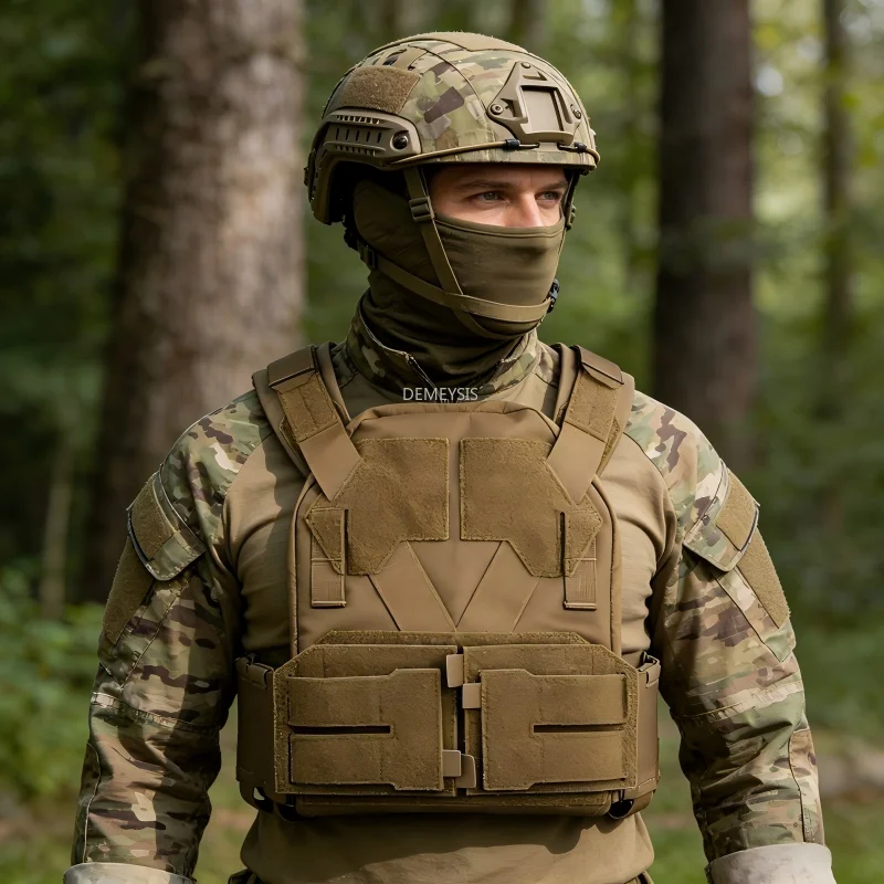 Chalecos tácticos de caza con calibre múltiple, 9MM, 5,56, Triple bolsa para revistas, MOLLE, Airsoft, portador de placa de combate, chaleco de tiro