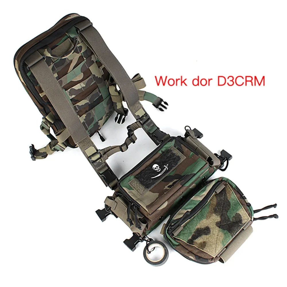 Paquete de asalto PEW Flat Pack 2.0 D3CRM MK4 aparejo de pecho GEAR - imagen 5