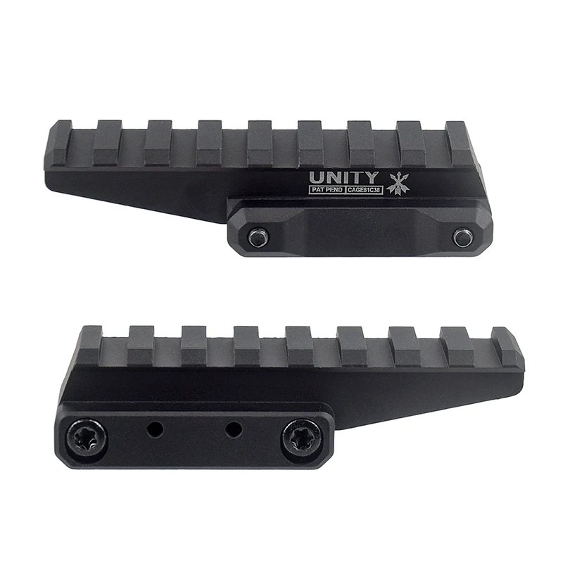 Hydra Mount Unity Mount para táctico 558 punto rojo mira holográfica punto rojo mira láser Airsoft Riser Riflescope LOGO - imagen 3