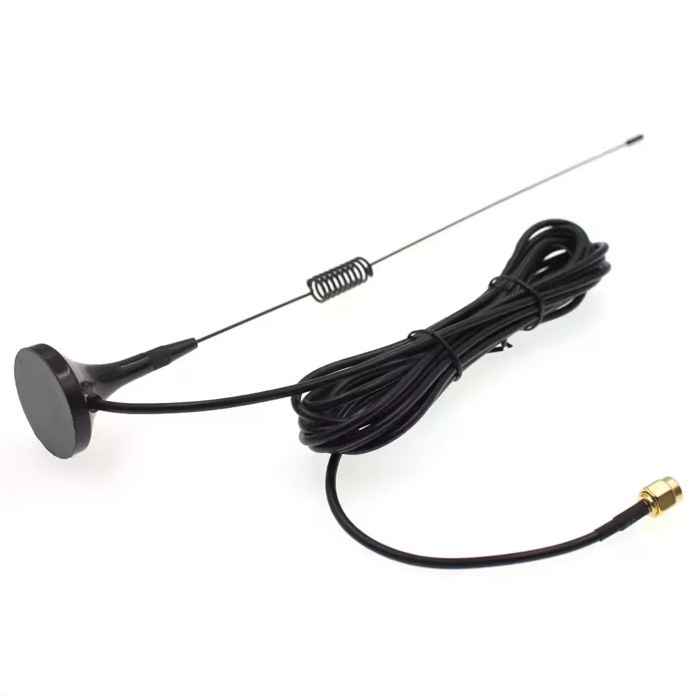 ABBREE UT-102UV SMA-hembra/macho/BNC antena móvil de doble banda 3 metros antena magnética montada en vehículo para Radios bidireccionales UV-5R - imagen 5