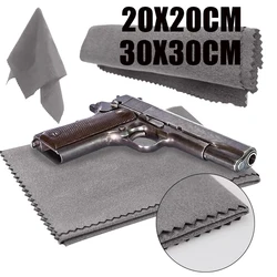 Paño de limpieza de pistola de microfibra, 12x12 '', 8x8'', paño limpio para pistola y Rifle, trapos de limpieza y pulido, herramienta para pistola de caza, toallas limpiadoras
