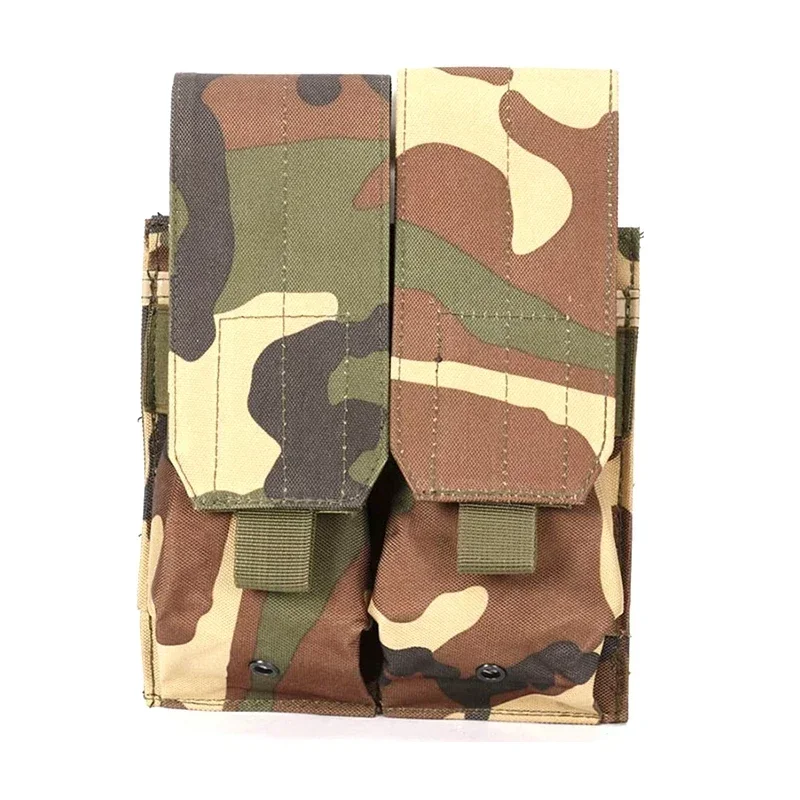Bolsa táctica MOLLE para revistas, juego de tiro doble, Paintball, 5,56mm, AK M4 AR 15, bolsa para Rifle, paquete de accesorios de caza - imagen 4