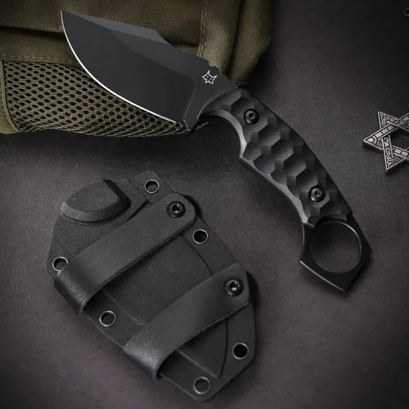 Cuchillo supervivencia hoja fija NioLox con funda y EDC - imagen 2