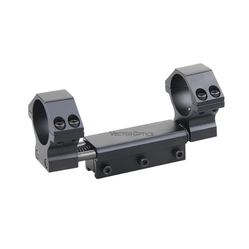 Óptica vectorial, montaje de tejido de retroceso cero de una pieza de 25,4 Mm, compatible con riel Weaver de 21Mm con sistema de amortiguación de resorte Reocil para alcance de caza - imagen 2