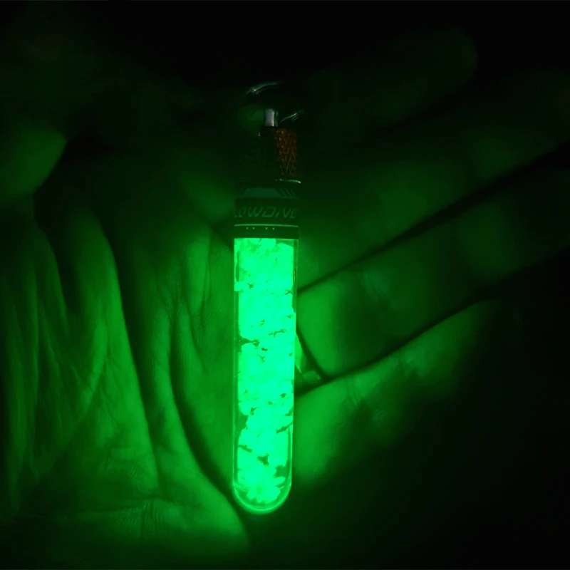 Varilla de señal luminosa para buceo que brilla en la oscuridad, palo de recirculación de alto brillo, colgante para mochila BCD, accesorio decorativo para equipo de buceo - imagen 4