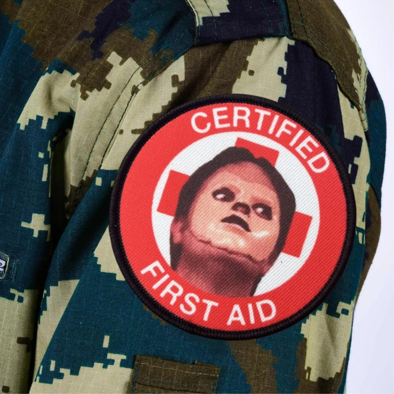 Parches impresos con insignia de moral de primeros auxilios de emergencia para ropa, apliques personalizados militares tácticos, pegatinas para mochila con gancho y bucle