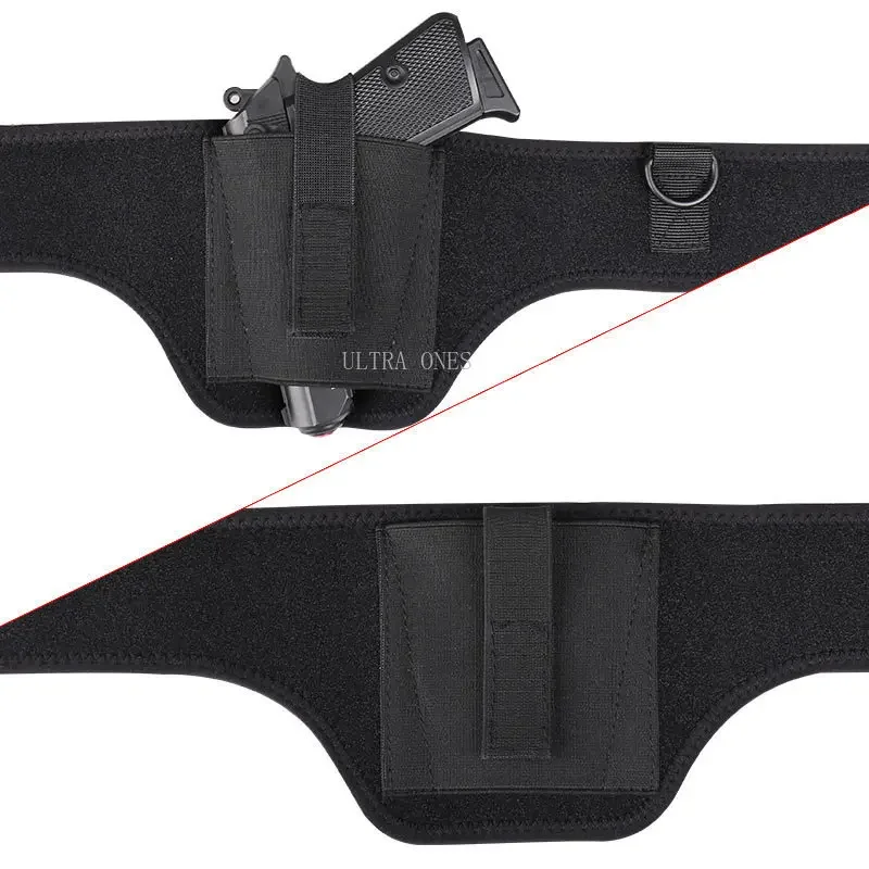 Funda táctica para pistola de caza, Paintball, funda Universal oculta para axilas para Glock 17 19 26 42 43 1911 Revolver Sig P320 - imagen 4