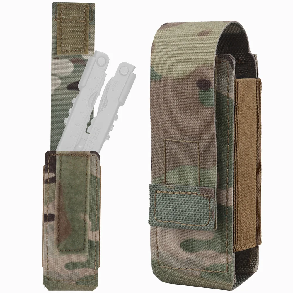 Paquete de accesorios de almacenamiento de montaje Molle de diseño ligero, bolsa multifuncional para bolsa Mag de 9mm, alicates para linterna, portaherramientas