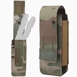 Paquete de accesorios de almacenamiento de montaje Molle de diseño ligero, bolsa multifuncional para bolsa Mag de 9mm, alicates para linterna, portaherramientas