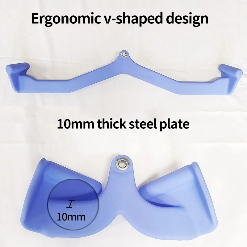 Barra de tracción Lat para Fitness, barra en T para gimnasio en casa, barra en V, bíceps, entrenamiento de tríceps, mango de máquina de remo, entrenador muscular, mango de Fitness para mujer - imagen 3