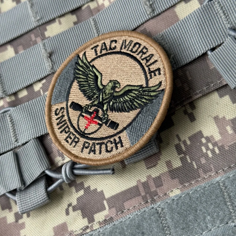 Parche de moral francotirador águila con cierre para chalecos - imagen 4