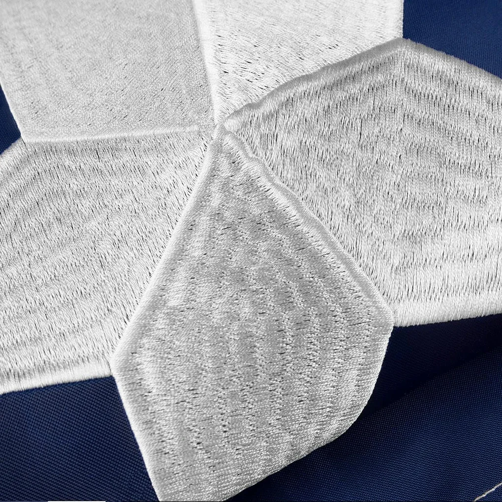 3x5FtsBanderas resistentes del estado de Texas para nailon exterior con estrellas bordadas de lujo, rayas cosidas, ojales de latón - imagen 4