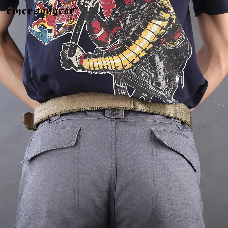 EmersonGear Bucklecobra-Cinturón de 1,5 pulgadas, cinturones de combate, correa de cintura, Airsoft, caza, deportes al aire libre, senderismo, nailon KH - imagen 2