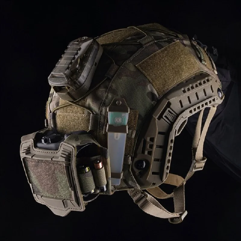 Bolsa Molle 500D de nailon Serie K para casco, accesorio de caza con batería de PVS-31 - imagen 5