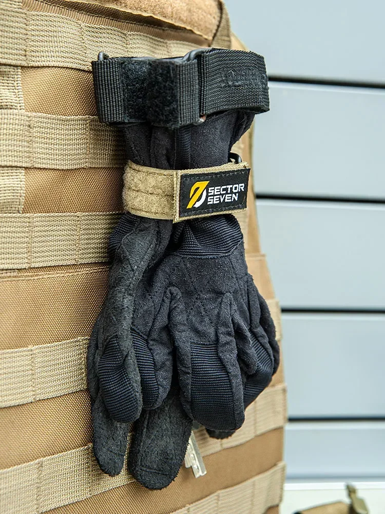 Hebilla de guante multifuncional, guantes tácticos para exteriores, almacenamiento de cuerda de montañismo, hebilla de gancho antipérdida - imagen 2